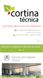 Mobile Screenshot of cortinatecnica.com