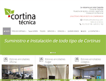 Tablet Screenshot of cortinatecnica.com